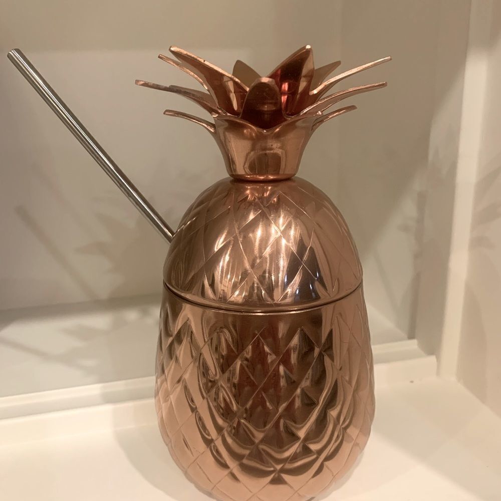 Copper Moscow Mule Pineapple Mug
